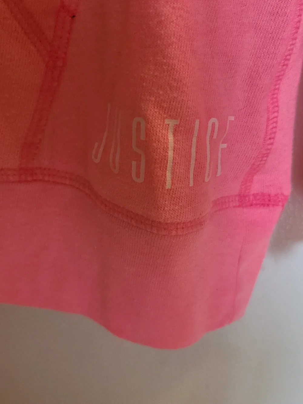 Justice Bright Pink Scoop-Neck Hoodie Sweater